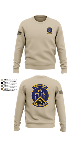 Crew Neck Sweatshirt, SER-FL-355 TAMIAMI COMPOSITE SQUADRON, , Teamtime, Team time, sublimation, custom sports apparel, team uniforms, spirit wear, spiritwear, sports uniforms, custom shirts, team store, custom team store, fundraiser sports, apparel fundraiser