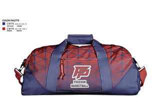 Duffle Bag, Freedom High School Basketball, Men's Basketball, Teamtime, Team time, sublimation, custom sports apparel, team uniforms, spirit wear, spiritwear, sports uniforms, custom shirts, team store, custom team store, fundraiser sports, apparel fundraiser