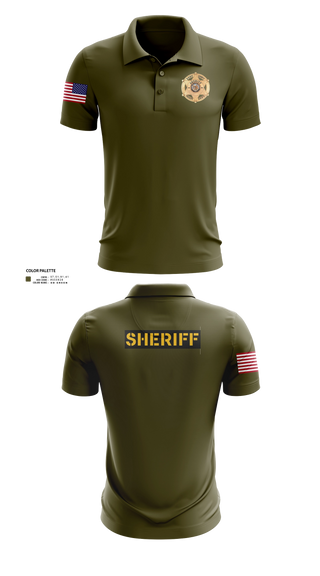 Short Sleeve Performance Polo, Eddy County Sheriff's Office, Police, Teamtime, Team time, sublimation, custom sports apparel, team uniforms, spirit wear, spiritwear, sports uniforms, custom shirts, team store, custom team store, fundraiser sports, apparel fundraiser
