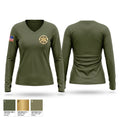 Thomas county sheriff's office Women's Long Sleeve V-neck Shirt - 1