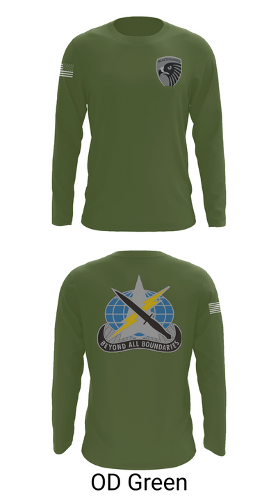 743rd MI BN 75372037 Long Sleeve Performance Shirt 46