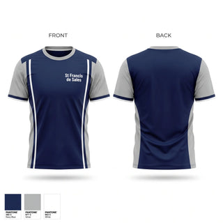 Short Sleeve Performance Shirt, St. Francis de Sales, Cross Country, Teamtime, Team time, sublimation, custom sports apparel, team uniforms, spirit wear, spiritwear, sports uniforms, custom shirts, team store, custom team store, fundraiser sports, apparel fundraiser