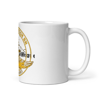 E co 4th recon bn 59087150 White Glossy Mug - Small