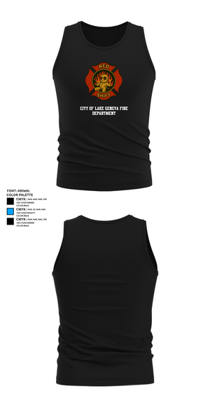 Tank Top, City of Lake Geneva Fire Department, , Teamtime, Team time, sublimation, custom sports apparel, team uniforms, spirit wear, spiritwear, sports uniforms, custom shirts, team store, custom team store, fundraiser sports, apparel fundraiser