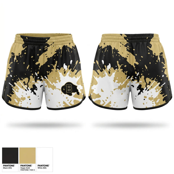 Womens Shorts, Buffalo High School, Women's Basketball, Teamtime, Team time, sublimation, custom sports apparel, team uniforms, spirit wear, spiritwear, sports uniforms, custom shirts, team store, custom team store, fundraiser sports, apparel fundraiser