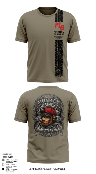 Short Sleeve Performance Shirt, Monkey Business Motorcycle Hauling, , Teamtime, Team time, sublimation, custom sports apparel, team uniforms, spirit wear, spiritwear, sports uniforms, custom shirts, team store, custom team store, fundraiser sports, apparel fundraiser