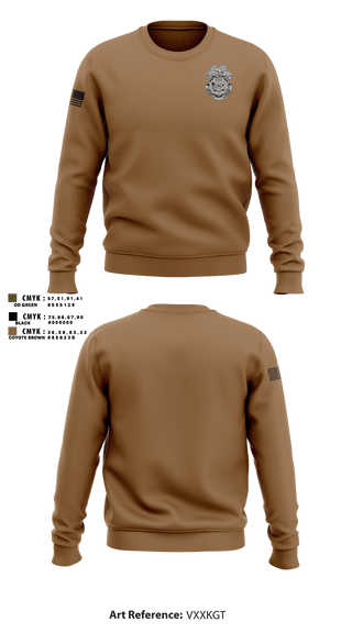Crew Neck Sweatshirt, LEA Fort Riley, Army, Teamtime, Team time, sublimation, custom sports apparel, team uniforms, spirit wear, spiritwear, sports uniforms, custom shirts, team store, custom team store, fundraiser sports, apparel fundraiser