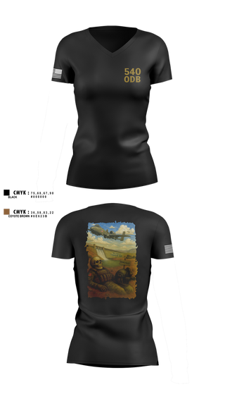 Womens Short Sleeve Vneck Shirt, ODB SYRIA, , Teamtime, Team time, sublimation, custom sports apparel, team uniforms, spirit wear, spiritwear, sports uniforms, custom shirts, team store, custom team store, fundraiser sports, apparel fundraiser
