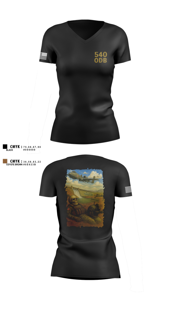 Womens Short Sleeve Vneck Shirt, ODB SYRIA, , Teamtime, Team time, sublimation, custom sports apparel, team uniforms, spirit wear, spiritwear, sports uniforms, custom shirts, team store, custom team store, fundraiser sports, apparel fundraiser