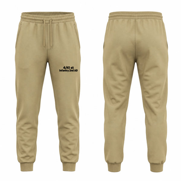 Sweatpants, 4/41 st Infantry 2nd AD, Army, Teamtime, Team time, sublimation, custom sports apparel, team uniforms, spirit wear, spiritwear, sports uniforms, custom shirts, team store, custom team store, fundraiser sports, apparel fundraiser