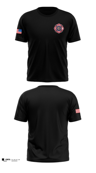 Short Sleeve Performance Shirt, Elmo Fire Protection District, Fire Department, Teamtime, Team time, sublimation, custom sports apparel, team uniforms, spirit wear, spiritwear, sports uniforms, custom shirts, team store, custom team store, fundraiser sports, apparel fundraiser