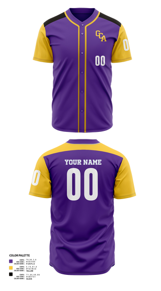 Full Button Baseball Jersey, GCA, Baseball, Teamtime, Team time, sublimation, custom sports apparel, team uniforms, spirit wear, spiritwear, sports uniforms, custom shirts, team store, custom team store, fundraiser sports, apparel fundraiser