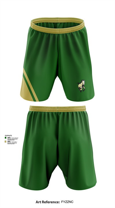 Manitou Springs High School Cheer 43487392 Athletic Shorts With Pockets - 53 (1)