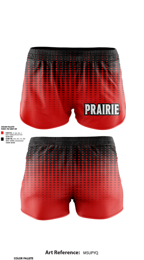 Womens Shorts, Clinton Prairie High School Dance, Spirit Store, Teamtime, Team time, sublimation, custom sports apparel, team uniforms, spirit wear, spiritwear, sports uniforms, custom shirts, team store, custom team store, fundraiser sports, apparel fundraiser