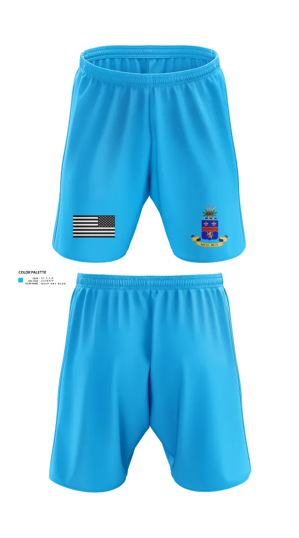 Athletic Shorts With Pockets, 148th IN RGT, , Teamtime, Team time, sublimation, custom sports apparel, team uniforms, spirit wear, spiritwear, sports uniforms, custom shirts, team store, custom team store, fundraiser sports, apparel fundraiser