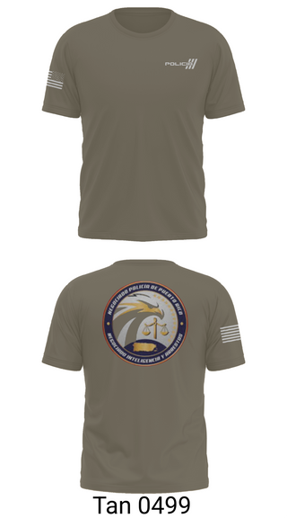 Old School Cotton Feel Shirt, Inteligencia criminal, Police, Teamtime, Team time, sublimation, custom sports apparel, team uniforms, spirit wear, spiritwear, sports uniforms, custom shirts, team store, custom team store, fundraiser sports, apparel fundraiser