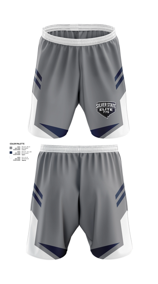 Athletic Shorts With Pockets, Silver State Elite, Baseball, Teamtime, Team time, sublimation, custom sports apparel, team uniforms, spirit wear, spiritwear, sports uniforms, custom shirts, team store, custom team store, fundraiser sports, apparel fundraiser