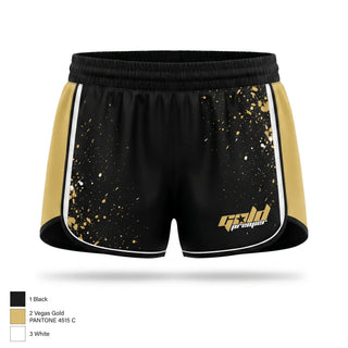 Womens Shorts, Gold Premier, Softball, Teamtime, Team time, sublimation, custom sports apparel, team uniforms, spirit wear, spiritwear, sports uniforms, custom shirts, team store, custom team store, fundraiser sports, apparel fundraiser