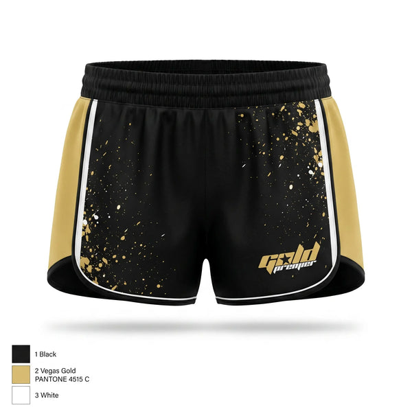 Womens Shorts, Gold Premier, Softball, Teamtime, Team time, sublimation, custom sports apparel, team uniforms, spirit wear, spiritwear, sports uniforms, custom shirts, team store, custom team store, fundraiser sports, apparel fundraiser