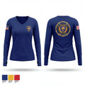 Florence police department 456095 Women's Long Sleeve V-neck Shirt - 1