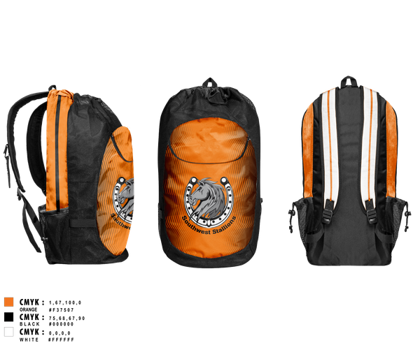 Gear Bag, Southwest Stallions, , Teamtime, Team time, sublimation, custom sports apparel, team uniforms, spirit wear, spiritwear, sports uniforms, custom shirts, team store, custom team store, fundraiser sports, apparel fundraiser