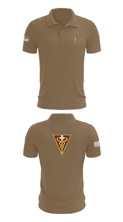 3D THEATER MEDICAL COMMAND 14799833 Short Sleeve Performance Polo - 7