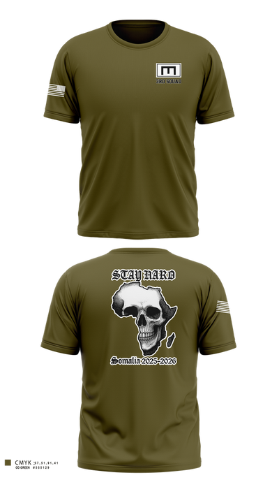 180th ESC 85652758 Short Sleeve Performance Shirt - 1