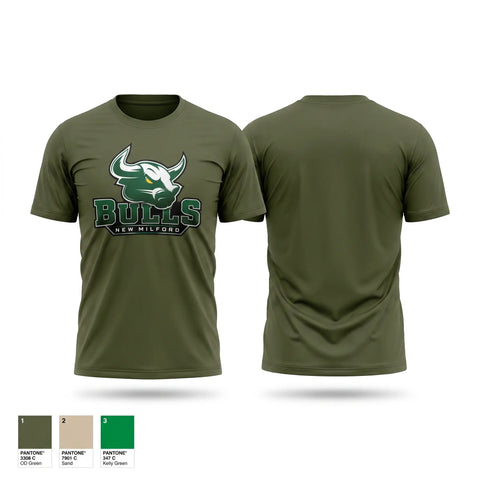 Short Sleeve Performance Shirt, New Milford Bulls, , Teamtime, Team time, sublimation, custom sports apparel, team uniforms, spirit wear, spiritwear, sports uniforms, custom shirts, team store, custom team store, fundraiser sports, apparel fundraiser