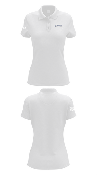Womens Short Sleeve Performance Polo, SkyBridge Aviation, , Teamtime, Team time, sublimation, custom sports apparel, team uniforms, spirit wear, spiritwear, sports uniforms, custom shirts, team store, custom team store, fundraiser sports, apparel fundraiser