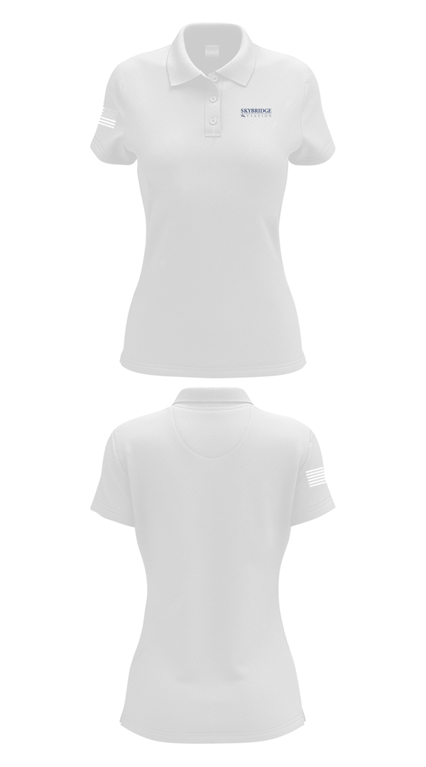Womens Short Sleeve Performance Polo, SkyBridge Aviation, , Teamtime, Team time, sublimation, custom sports apparel, team uniforms, spirit wear, spiritwear, sports uniforms, custom shirts, team store, custom team store, fundraiser sports, apparel fundraiser