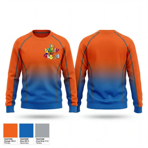 Crew Neck Sweatshirt, The Galaxy Of Queens, Men's Basketball, Teamtime, Team time, sublimation, custom sports apparel, team uniforms, spirit wear, spiritwear, sports uniforms, custom shirts, team store, custom team store, fundraiser sports, apparel fundraiser