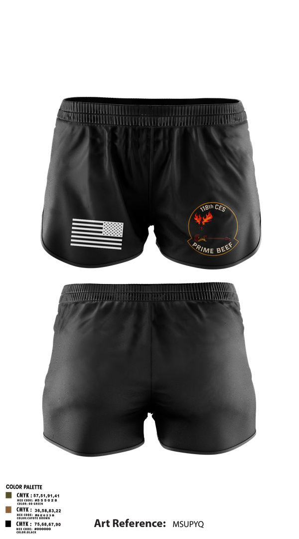 Ranger Panties, 118th CES, Air Force, Teamtime, Team time, sublimation, custom sports apparel, team uniforms, spirit wear, spiritwear, sports uniforms, custom shirts, team store, custom team store, fundraiser sports, apparel fundraiser