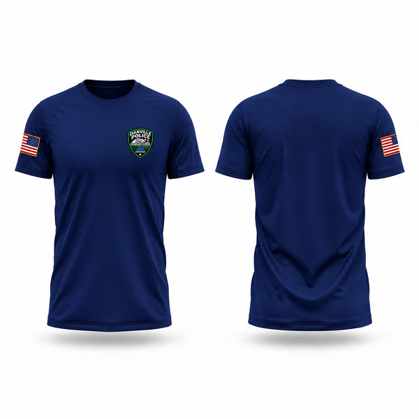 Old School Cotton Feel Shirt, Danville police, Police, Teamtime, Team time, sublimation, custom sports apparel, team uniforms, spirit wear, spiritwear, sports uniforms, custom shirts, team store, custom team store, fundraiser sports, apparel fundraiser