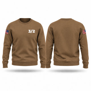 Crew Neck Sweatshirt, 3/2, Army, Teamtime, Team time, sublimation, custom sports apparel, team uniforms, spirit wear, spiritwear, sports uniforms, custom shirts, team store, custom team store, fundraiser sports, apparel fundraiser