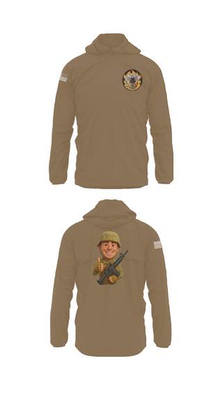 Windbreaker, 2-69 GCo, Army, Teamtime, Team time, sublimation, custom sports apparel, team uniforms, spirit wear, spiritwear, sports uniforms, custom shirts, team store, custom team store, fundraiser sports, apparel fundraiser