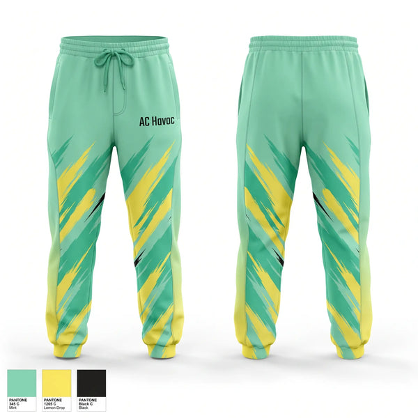 Sweatpants, AC Havoc, Baseball, Teamtime, Team time, sublimation, custom sports apparel, team uniforms, spirit wear, spiritwear, sports uniforms, custom shirts, team store, custom team store, fundraiser sports, apparel fundraiser