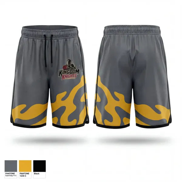 Mens Reversible Basketball Shorts, Kingdom Knights, Men's Basketball, Teamtime, Team time, sublimation, custom sports apparel, team uniforms, spirit wear, spiritwear, sports uniforms, custom shirts, team store, custom team store, fundraiser sports, apparel fundraiser