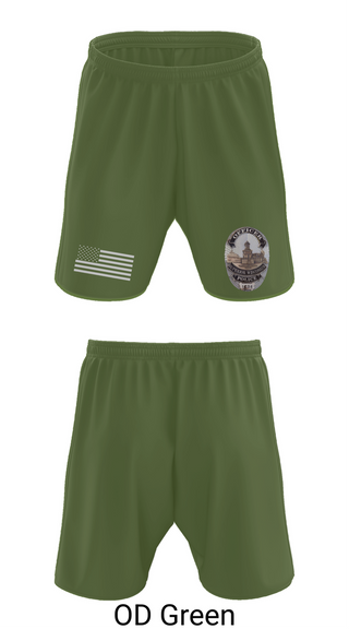 Athletic Shorts With Pockets, Superior Police Department, , Teamtime, Team time, sublimation, custom sports apparel, team uniforms, spirit wear, spiritwear, sports uniforms, custom shirts, team store, custom team store, fundraiser sports, apparel fundraiser