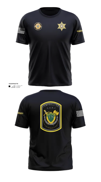 C.C.S.O. CERT 25474985 Old School Cotton Feel Shirt - 100