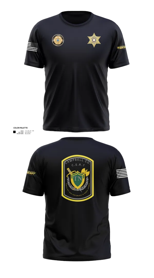 Old School Cotton Feel Shirt, C.C.S.O. CERT, , Teamtime, Team time, sublimation, custom sports apparel, team uniforms, spirit wear, spiritwear, sports uniforms, custom shirts, team store, custom team store, fundraiser sports, apparel fundraiser
