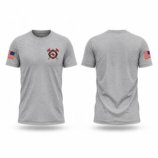 Old School Cotton Feel Shirt, Menchalville Fire Department, Fire Department, Teamtime, Team time, sublimation, custom sports apparel, team uniforms, spirit wear, spiritwear, sports uniforms, custom shirts, team store, custom team store, fundraiser sports, apparel fundraiser