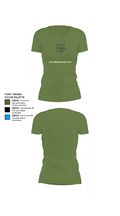 Naval Submarine Support Facility Women's Short Sleeve V-neck Shirt - 42