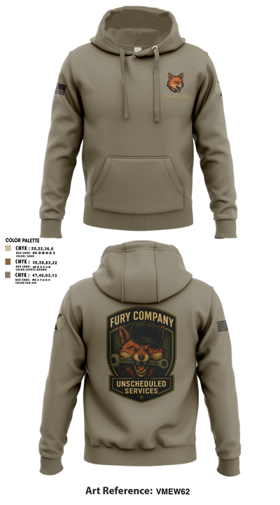 Unscheduled Service 19126504 Hoodie - 3