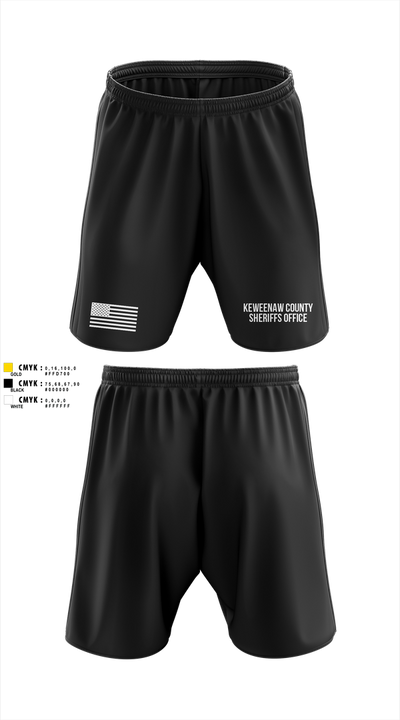 KEWEENAW COUNTY SHERIFFS OFFICE 15450708 Athletic Shorts With Pockets - 100