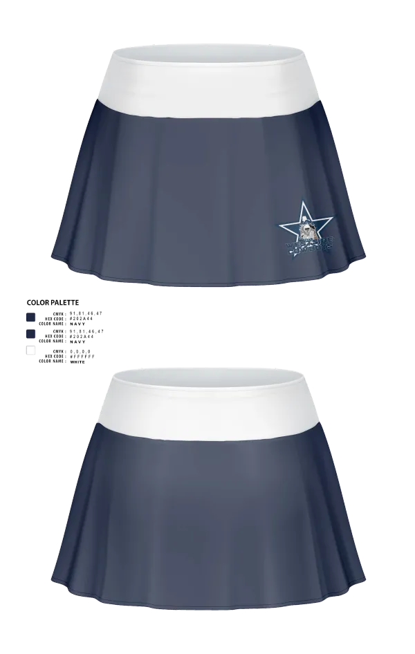 Skort, Westside Cowboys Football and Cheer, , Teamtime, Team time, sublimation, custom sports apparel, team uniforms, spirit wear, spiritwear, sports uniforms, custom shirts, team store, custom team store, fundraiser sports, apparel fundraiser