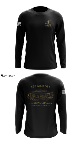 Long Sleeve Performance Shirt, 452 MED DET, Army, Teamtime, Team time, sublimation, custom sports apparel, team uniforms, spirit wear, spiritwear, sports uniforms, custom shirts, team store, custom team store, fundraiser sports, apparel fundraiser