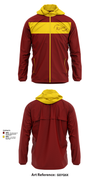 Windbreaker, South Stokes Saura Band, Spirit Store, Teamtime, Team time, sublimation, custom sports apparel, team uniforms, spirit wear, spiritwear, sports uniforms, custom shirts, team store, custom team store, fundraiser sports, apparel fundraiser