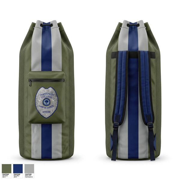 Gear Bag, Connecticut College Campus Safety, Police, Teamtime, Team time, sublimation, custom sports apparel, team uniforms, spirit wear, spiritwear, sports uniforms, custom shirts, team store, custom team store, fundraiser sports, apparel fundraiser
