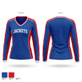 Jackets Women's Long Sleeve V-neck Shirt - 1
