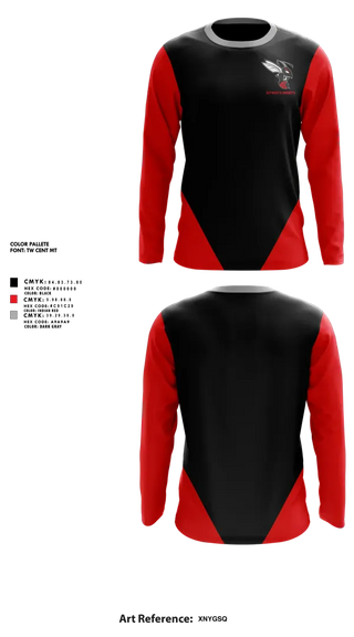 Long Sleeve Performance Shirt, Heyworth Hornets, Baseball, Teamtime, Team time, sublimation, custom sports apparel, team uniforms, spirit wear, spiritwear, sports uniforms, custom shirts, team store, custom team store, fundraiser sports, apparel fundraiser